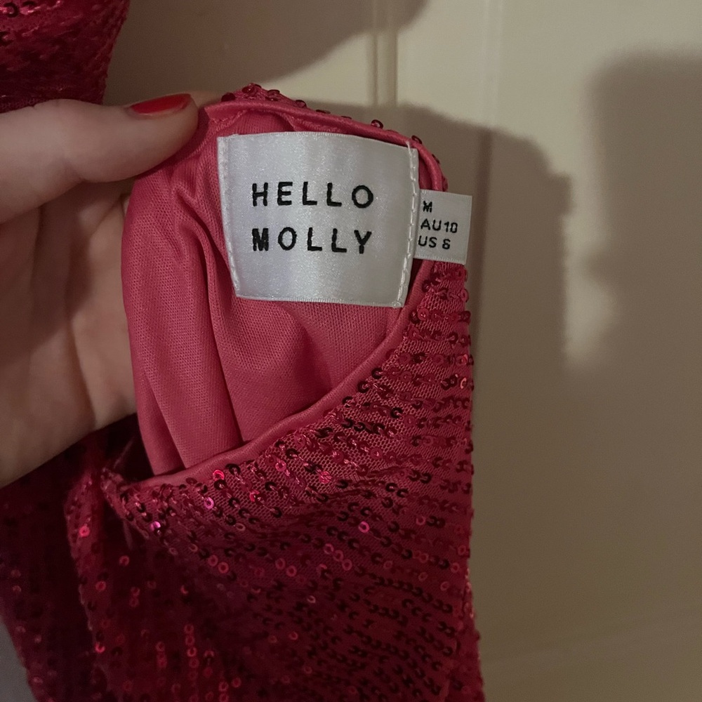 HELLO MOLLY Pink Sequin Dress - Picture 4 of 4